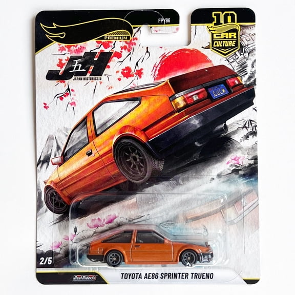 HW Premium 2025 Japan Historics 5 #2 Toyota AE86 Sprinter Trueno Car Culture FPY86
