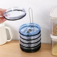 thumbnail image 4 of Tumbler Lid Organizer Space Saving Slim Vertical Storage for Up to 10 Lids Clutter Free Kitchen Cabinets Countertops Organization, 4 of 5