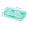 Mint Green, variant on Transparent Plastic Pencil Box 2‑Pack – Large Capacity Multi‑Functional Storage Organizer with Secure Buckle, Drop‑Resistant Stationery Case for Office, Home & Art Studio – Blue
