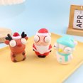 3pcs Christmas Funny PopOut Toys Santa Claus Elk Snowman