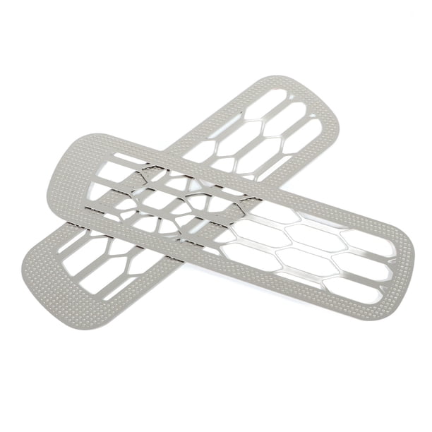 Cubierta De Ventilación De Luz Antiniebla, Moldura Exterior Rejilla De Luz Antiniebla Delantera Adhesiva Cromada A Prueba De Herrumbre Para Decoración De Automóviles OTVIAP Fog Light Vent Cover