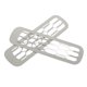 thumbnail image 1 of Cubierta De Ventilación De Luz Antiniebla, Moldura Exterior Rejilla De Luz Antiniebla Delantera Adhesiva Cromada A Prueba De Herrumbre Para Decoración De Automóviles OTVIAP Fog Light Vent Cover, 1 of 8