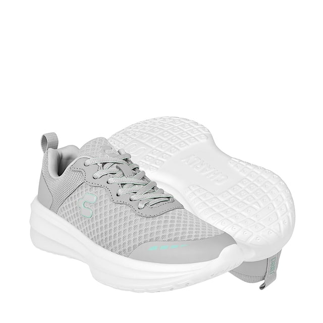 TENIS CHARLY MUJER 1043271003 TEXTIL GRIS