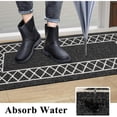 thumbnail image 2 of 2 Pack Yamaziot 1.7'x5' Runner Rug, Washable Kitchen Runners Rugs for Hallway, Non Slip Indoor Entryway Mat Low Profile Floor Doormat, Laundry Room Rug, 2 of 7