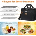 thumbnail image 4 of Lifewit Large Soft Cooler Lunch Bag, Insulated Lunch Box, Cooling Tote for Adult, Men, Women, Work, Roadtrip, Party, Camping, Leakproof, Waterproof, 40-Can (24L), Black, 4 of 7