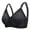 Black, variant on Kukoosong Balconette Bras for Women Fashion Women's Solid Color Blocking Lifting Gathering Folding Sagging Bra Lingerie Daily Bra, Sizes XL