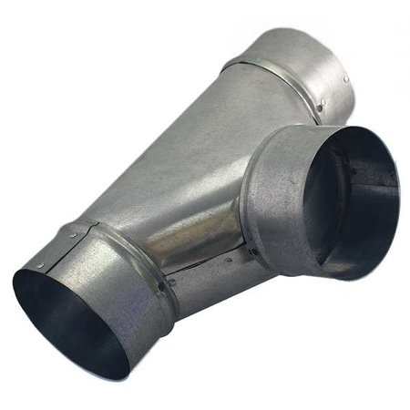 

1Pack Greenseam GRFTJ6GA24 Tee 6 in Duct Dia Galvanized Steel 24 GA 6 in W x 13 L x