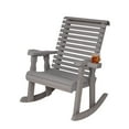 thumbnail image 6 of Amish Casual Heavy Duty Roll Back Wooden Outdoor Rocking Chair, Unfinished, 6 of 10