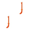 thumbnail image 3 of HOMEMAXS 2 pcs  Practical Woodworking Handle Auxiliary Handle Woodworking Supply (Orange), 3 of 8
