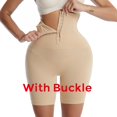 thumbnail image 1 of YBFDO-Entrenador de cintura para mujer, ropa moldeadora de abdomen, pantalones cortos moldeadores de cuerpo, elevador de glúteos de cintura alta, bragas adelgazantes con hebilla, 1 of 4