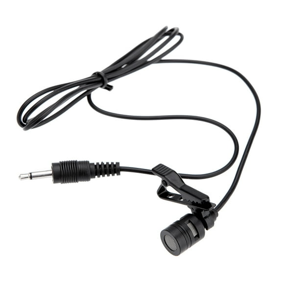 Clip cravate Métal Mono Microphone 3,5 mm avec collier Clip pour Lound Président ordinateur PC portable