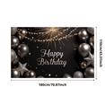 thumbnail image 2 of Metallic Balloons Birthday Banner Star Decorations Happy Birthday Celebration Backdrop for Party Celebration Indoor Event Decorations, 2 of 8