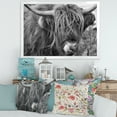 thumbnail image 3 of Designart 'Close Up Of Scottish Cow On Moorland II' Farmhouse Framed Art Print, 3 of 4