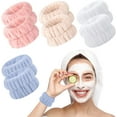 thumbnail image 4 of 2PCS Wrist Spa Washband Microfiber Wrist Wash Towel Band Face Wash Wristbands Absorbent Wristbands Wrist Sweatband Prevent Liquid from Spilling Down Your Arms, 4 of 5