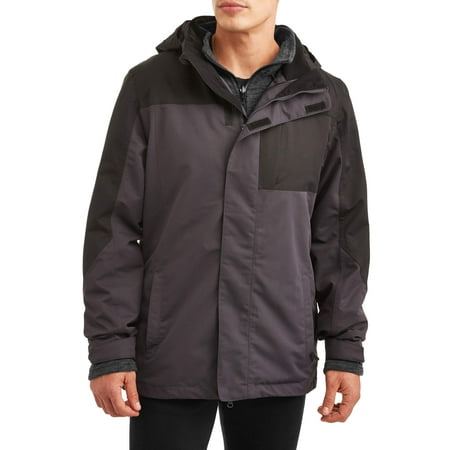 Moda Insulated Coat - Peak Men's 3 in 1 Systems Jacket with Removable Fleece Jacket, up to size 3XL