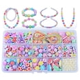 thumbnail image 1 of DIY Bead Set Creative Educational DIY Craft Bead Loose Bead Spacer Bead for Girl, 1 of 10