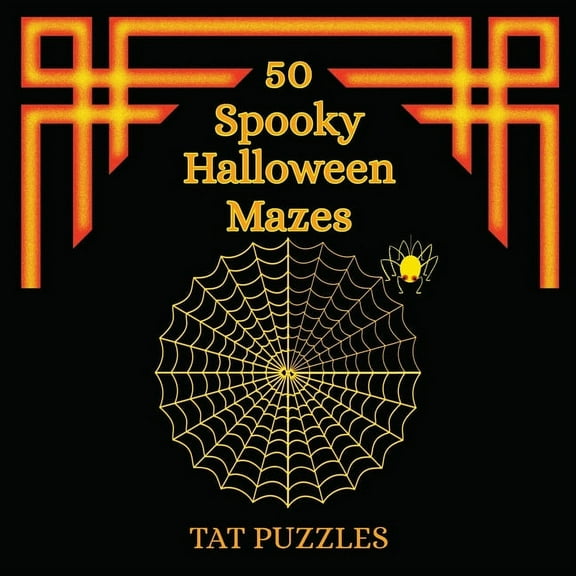 Tat Shaped Mazes 50 Spooky Halloween Mazes, Book 2, (Paperback)