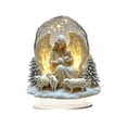 thumbnail image 2 of Letrero de mesa con escena de Natividad de ángel de Navidad 2D, 6,7x7,8 pulgadas, impermeable, decorativo, ligero, colección de escritorio, decoración Estilo A, 2 of 8
