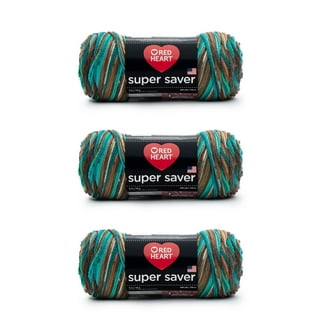 Red Heart Roll with It Melange Curtain Call Yarn - 3 Pack of 150g/5.3oz -  Acrylic - 4 Medium (Worsted) - 389 Yards - Knitting/Crochet