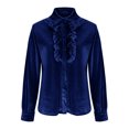 thumbnail image 3 of Uootdi Plus Size Sequin Tops for Women Sparkly Glitter Bow Crewneck Long Sleeve Shirts Evening Party Night Top Going Out Pullover Gift, 3 of 6