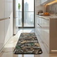 thumbnail image 4 of Brown Green Camo Leaves Branches Pattern Kitchen Rug Mat,Kitchen Runner Rugs Non Skid Washable,Decorative Kitchen Floor Mats for Kitchen,Sink,Laundry,17"x47.2", 4 of 7