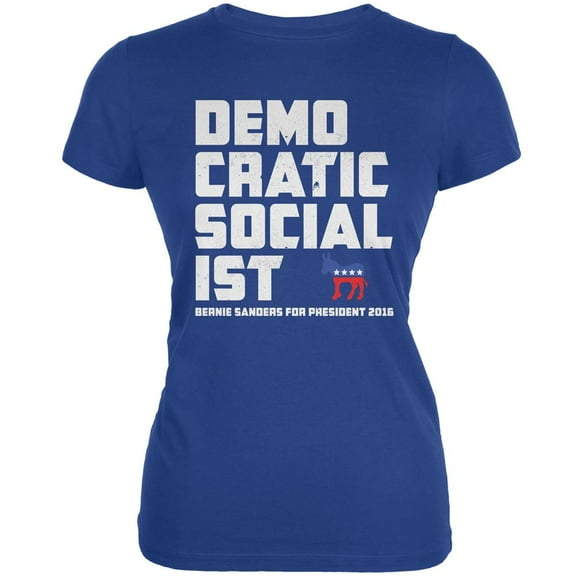Election 2016 Democratic Socialist Royal Juniors Soft T-Shirt - Large