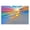 Prismatic Rainbow Sunset Beach, variant on Stupell Industries Tropical Prismatic Rainbow Sunset Beach Black Floating Frame Canvas Art, 25 x 17, by Eszra Tanner