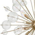 thumbnail image 4 of Possini Euro Design Dandelion 30" Modern Pendant Chandelier Ceiling Light Fixture Dining Room Over Table Sputnik 8-Light Satin Gold Finish, 4 of 10