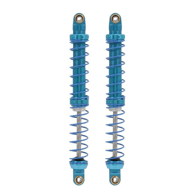2pieces Shock Absorber for 1:10 RC Crawler Car D90 SCX10 Blue 100mm