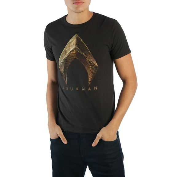 Justice League Aquaman Logo T-Shirt-L
