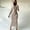 Brown, variant on Fall Women's Fashion Funny Solid Hooded Long Sleeve Long Dress Tight Party Club Dress