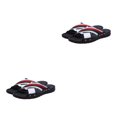thumbnail image 4 of Guardurnaity Zapatillas de verano para hombre, correa de cuero, zapatos de agua para la playa, sandalias de piel de vaca transpirables para Blanco treinta y nueve 2piezas, 4 of 6