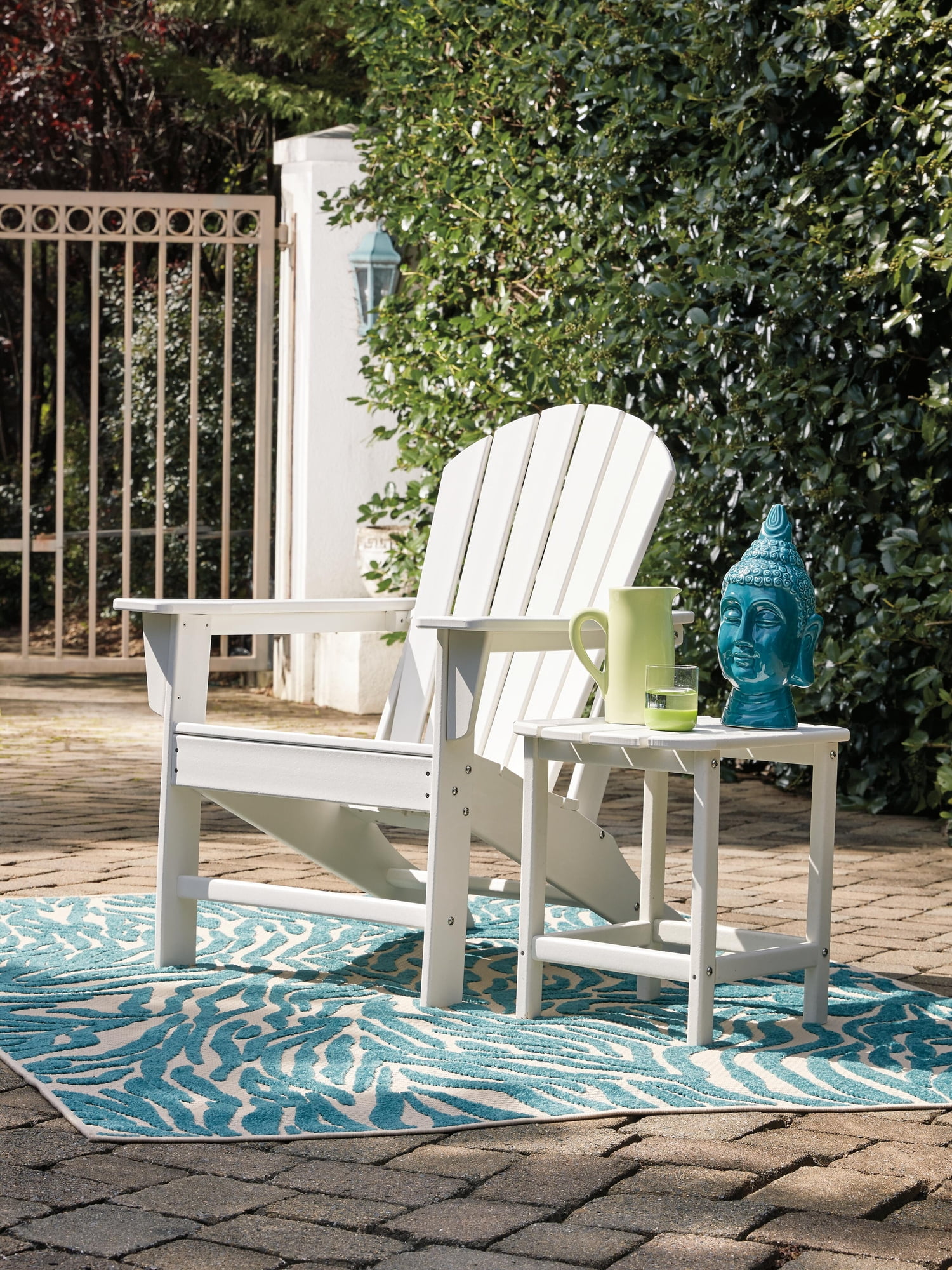 Signature Design by Ashley Contemporary Sundown Treasure Adirondack Chair  White