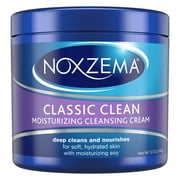 Noxzema Moisturizing Facial Cleanser Cream, Daily Face Cleansing for All Skin Types 12 oz