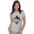 thumbnail image 3 of Spirit Mountain Diamond Spiritual Womens Slim Fit Graphic Tee Brisco Brands X, 3 of 5