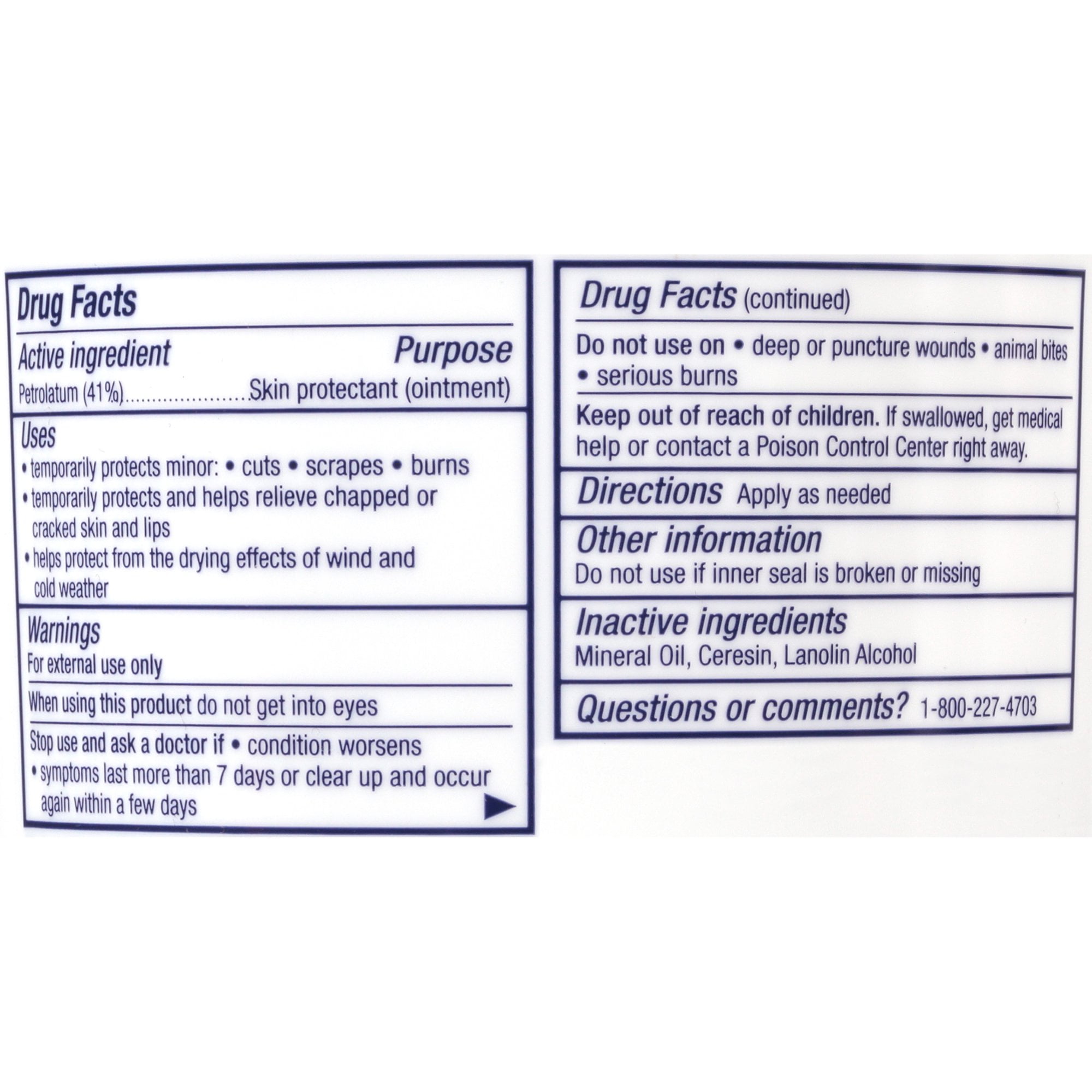 Eucerin Aquaphor Orig Ointment, Treat Dry Skin & Chapped Lips, 14oz, 6 Pack
