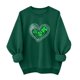 thumbnail image 2 of Uootdi Oversized St Patricks Day Sweatshirts for Women Irish Saint Pattys Shamrock Crewneck Long Sleeve Shirts Holiday Trendy Pullover Tops Gift, 2 of 6