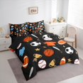 thumbnail image 3 of jejeloiu American Rugby 7-Piece Twin Bedding Sets,Football Basketball Sport Bedding Comforter Set,Boy Ball Game Sheet Sets For Girls,Breathable Home Decor Reversible, 3 of 8