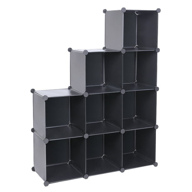 Cube Storage Organizer 9, Stackable Closet Shelves