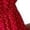 Wine Red, variant on Women Polka Dot Puff Sleeve Blouse French Square Neck Waist Slim Fit Short Casual Tops White M