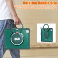 thumbnail image 5 of XYX for iPad Pro 13 inch Case (2025 M5/2024 M4), 360 Rotating Hand Grip, Shoulder Strap, Heavy Duty Drop Protection, Green, 5 of 7