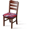 thumbnail image 5 of Star Stripe Single Square Chair Cushion Cover Practical Dining Chair Seat Cushion Slipcover Durable Office Chair Seat Cover Banquet High Chair Seat Cushion Covers, 5 of 5