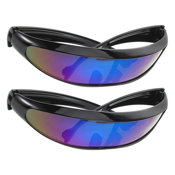 Masteelf 2pcs Fish Shaped Biking Sunglasses For Men Ideal Cycling Running And Outdoor Sports Fishing Baseball Running Cycling Mountain Sun Glasses
