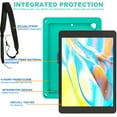 thumbnail image 4 of Allytech Case for New iPad 10.2 inch, Heavy Duty Shockproof Rugged Case with Shoulder Strap, Kickstand, Hand Strap, Protective Shell for iPad 9th/8th/7th Gen 2021/2020/2019, Mint, 4 of 8