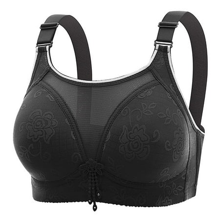 Mrasaso Holiday Gift Finder! Built in Bra Tank Tops for Women Women Underwear Women s Comfortable Hollow-Out Perspective Bra Wireless No Rims for Daily Comfort(1pc Bra) Black|S