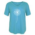 thumbnail image 4 of Women Fashion Printing Shirts Short Sleeve Loose Tee Tops, 4 of 4