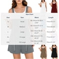 thumbnail image 3 of DailyTrove Women's Layered Romper Dress, Sleeveless Casual Playsuit with Shorts, 3 of 6