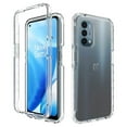 thumbnail image 7 of Mantto FOR OnePlus Nord N200 5G Case, 360 Full Body Cover Clear Bumper Protection Case - Shock Proof edges Hybrid Silicone Rubber TPU Bumper Gradient Phone Case for OnePlus Nord N200 5G - Clear, 7 of 7