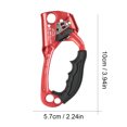 thumbnail image 2 of Equipo Engranaje Rappel La Mano Del Ascender Al Aire Libre () Rojo, 2 of 9