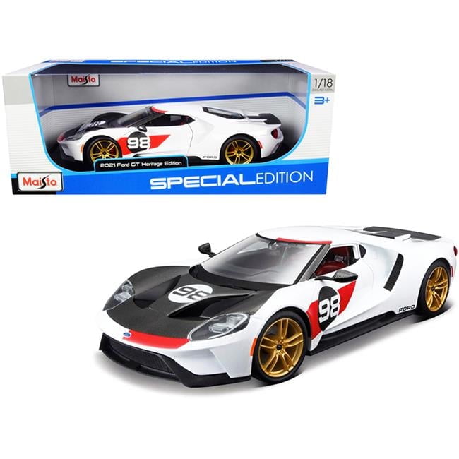1:18 Diecast ￼Ford GT ホワイト ミニカー 1:18 Diecast ￼Ford GT